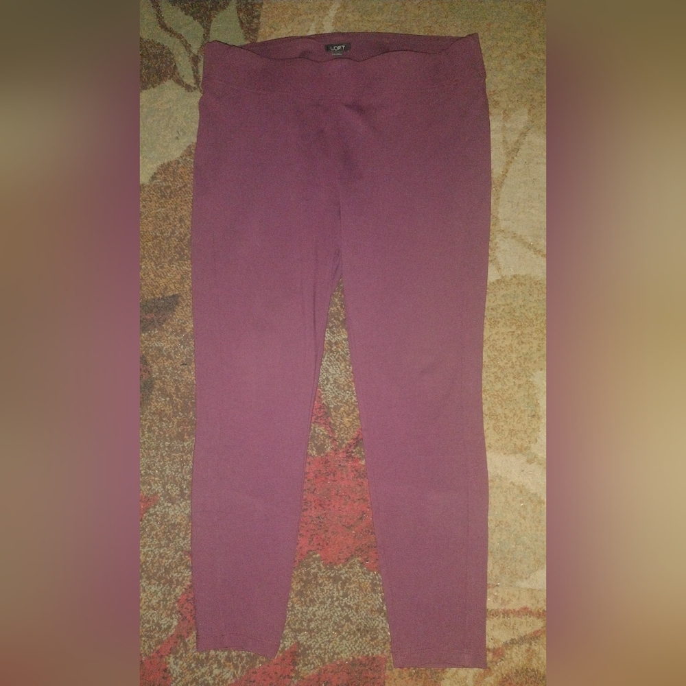 "Loft" Wine Stretch Pants